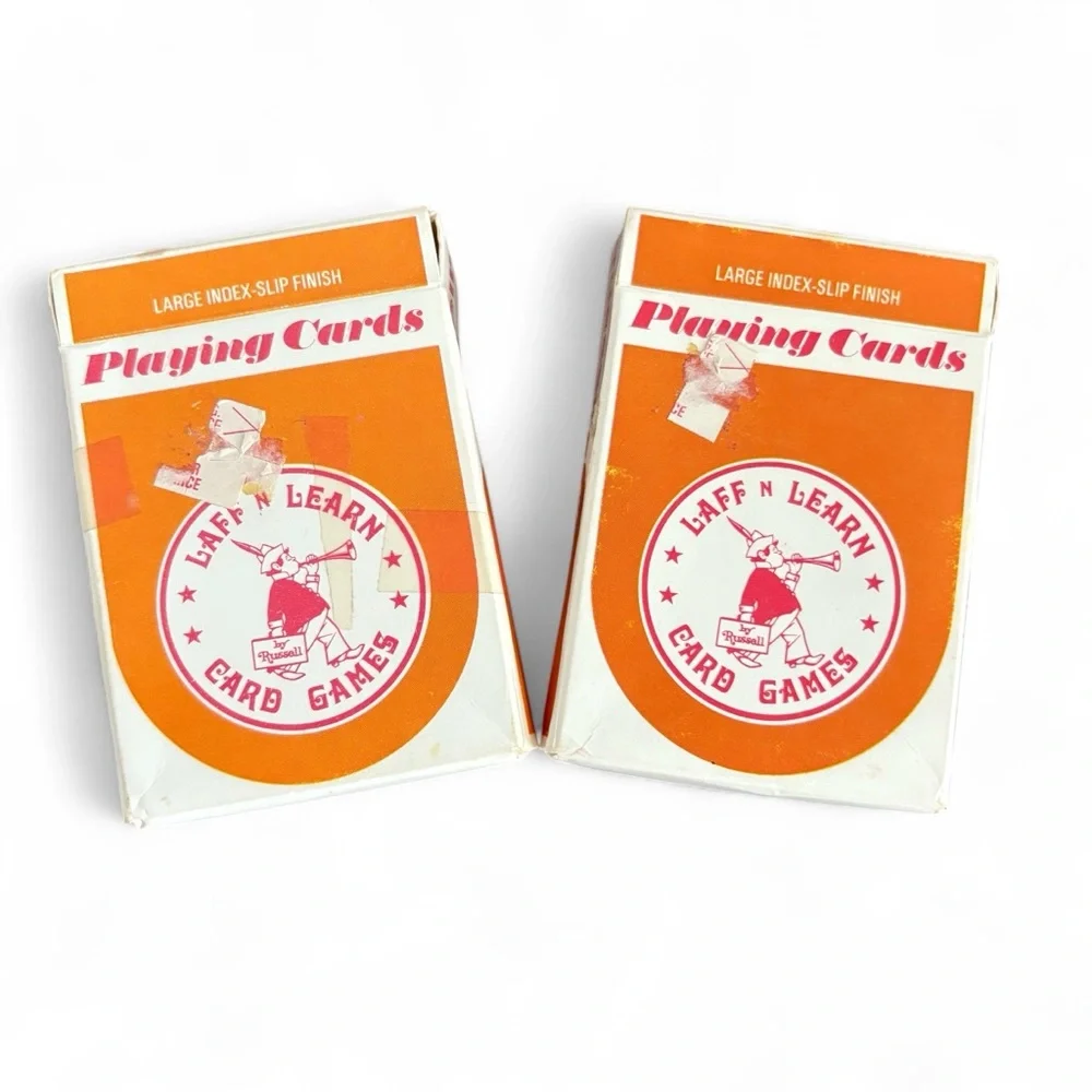 Vintage Laff N Learn Playing Cards by Russell